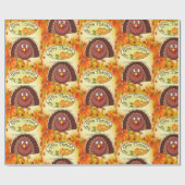 Cadeau Papier à envelopper Thanksgiving (Plat)