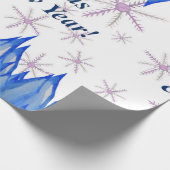 Cadeau Papier à envelopper Vacances d'hiver (Coin)