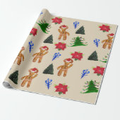 Cadeau Papier à envelopper Vacances d'hiver (Déroulé)