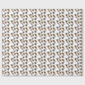 Cadeau Papier à envelopper - Vache drôle (Plat)