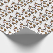 Cadeau Papier à envelopper - Vache drôle (Coin)