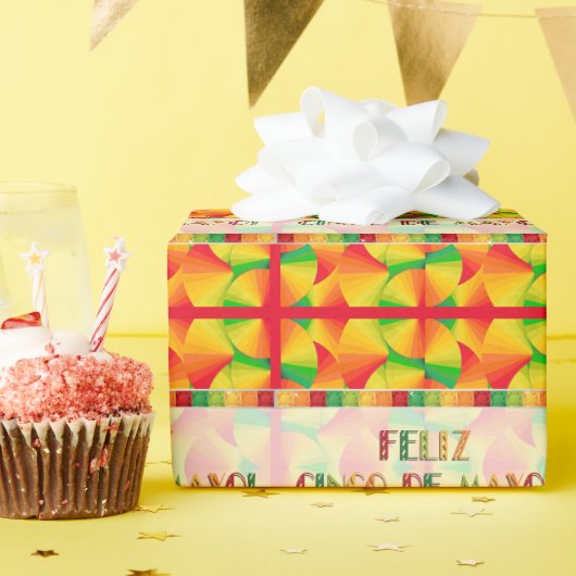 Cadeau Papier à envelopper - Ventilateurs d'agrumes - Fel (Fête d'anniversaire)