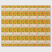 Cadeau Papier à envelopper - Ventilateurs d'agrumes - Fel (Plat)
