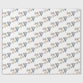 Cadeau Papier à envelopper Vétérinaire (Plat)