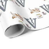 Cadeau Papier à envelopper Vétérinaire (Coin rond)