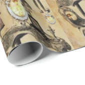 Cadeau Papier à envelopper Victorian (Coin rond)