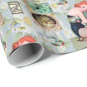 Cadeau Papier à envelopper Victorian (Coin rond)