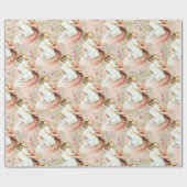 Cadeau Papier à envelopper Vintage pour bébé (Plat)