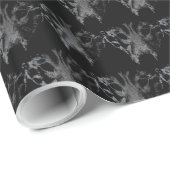 Cadeau Papier à envelopper Wolf Pup Puppy Puppy Sled Chie (Coin rond)