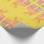 Cadeau Papier à envelopperGiraffes colorées Art (Coin)