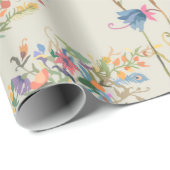 Cadeau Papier à épluchage de paon (Coin rond)