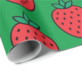 Cadeau Papier à fraise (Coin rond)
