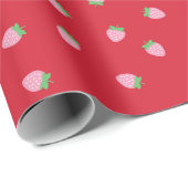 Cadeau Papier à fraise (Coin rond)