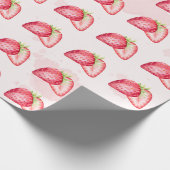 Cadeau Papier à fraise à envelopper ! Berry Sweet ! (Coin)