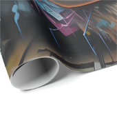 Cadeau Papier à graffiti (Coin rond)