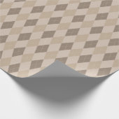 Cadeau Papier à Jacquard de grandes teintes beiges (Coin)