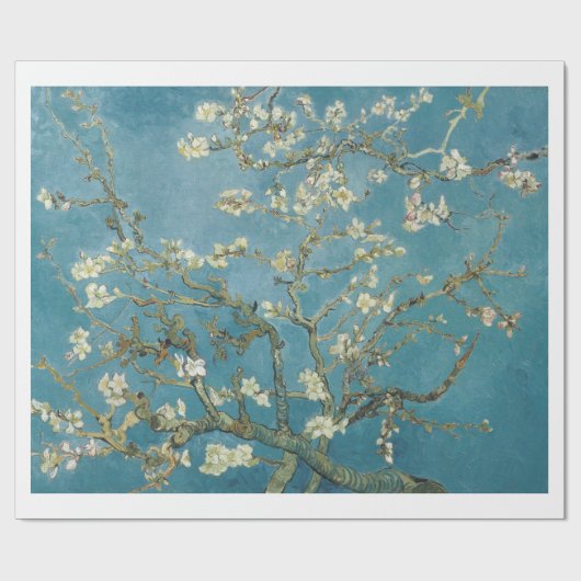CADEAU PAPIER À LA CARTE : VINCENT VAN GOGH, ALMOND BLOSS (Plat)