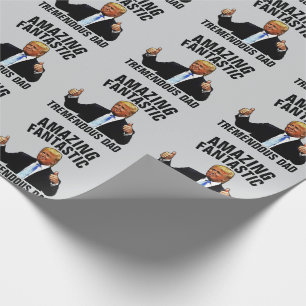 CADEAU PAPIER À LAVAGE DE NOËL TRUMP DE PAPA TRUMP