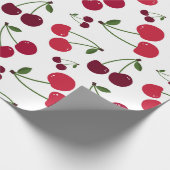 Cadeau Papier à motif de cerise mignonne (Coin)