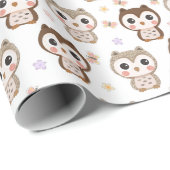 Cadeau Papier à Motif de choux mou (Coin rond)