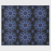 Cadeau Papier à Motif fractionné bleu et rose (Plat)