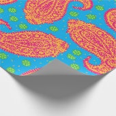 Cadeau Papier à Motif Paisley coloré (Coin)