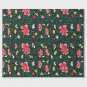 Cadeau Papier à motif végétal (Plat)