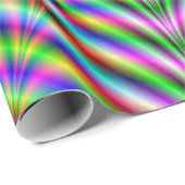 Cadeau Papier à papier à douze points Psychédélique Web (Coin rond)