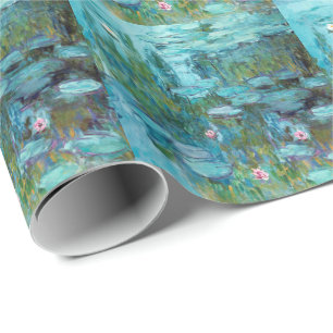 Cadeau Papier à papier Claude Monet Nymphéas Lys à eau