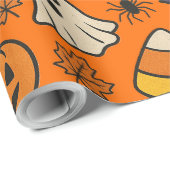 Cadeau Papier à rapper d'Halloween (Coin rond)