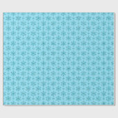 Cadeau PAPIER À REPASSER Bleu-Snowflakes-GIFT (Plat)