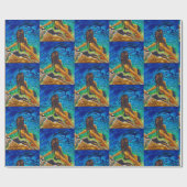 CADEAU PAPIER À REPASSER - FILLE DANS ROCKPOOL (Plat)