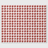 Cadeau Papier à souvenir du drapeau du Canada (Plat)