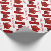 Cadeau Papier à souvenir du drapeau du Canada (Coin)