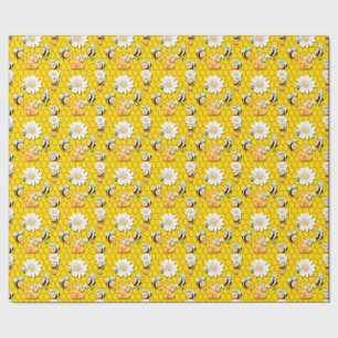 Cadeau Papier abeille Happy Wrapper