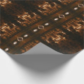 Cadeau Papier Abstrait à enveloppement psychédélique (Coin)