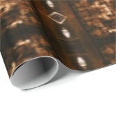 Cadeau Papier Abstrait à enveloppement psychédélique (Coin rond)