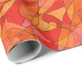 Cadeau Papier abstrait "Hot Spot" (Coin rond)