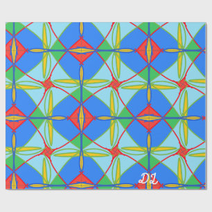 Cadeau Papier Abstrait Motif unique