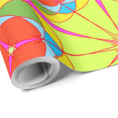 Cadeau Papier Abstrait Motif unique (Coin rond)