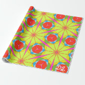 Cadeau Papier Abstrait Motif unique (Déroulé)