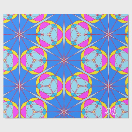 Cadeau Papier Abstrait Motif unique (Plat)