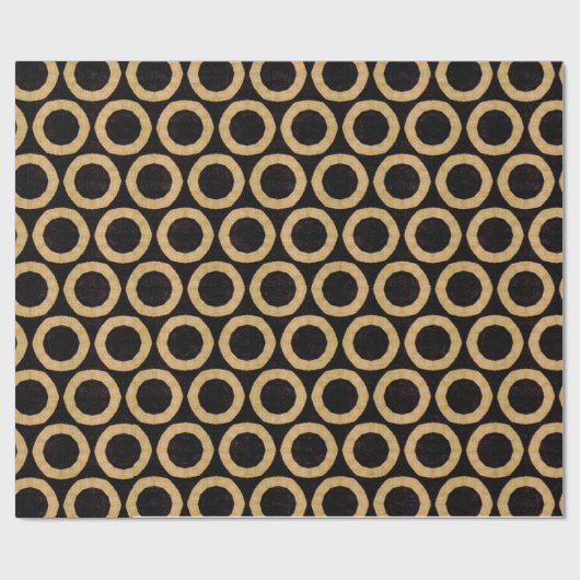 Cadeau Papier africain de Decoupage de textile (Plat)