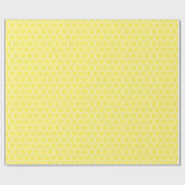 Cadeau Papier alvéolé jaune (Plat)