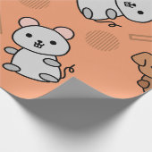Cadeau Papier animal amusant (Coin)