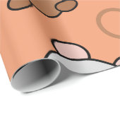 Cadeau Papier animal amusant (Coin rond)