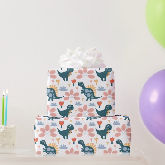 Cadeau Papier Anniversaire de enfant Dinosaure Cute (Cadeaux de fête)