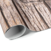 Cadeau Papier Arrière - plan bois (Coin rond)