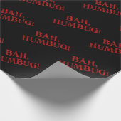 Cadeau Papier Bah Humbug Wrapper (Coin)