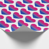 Cadeau Papier Bi Heart Wrapper (Coin)